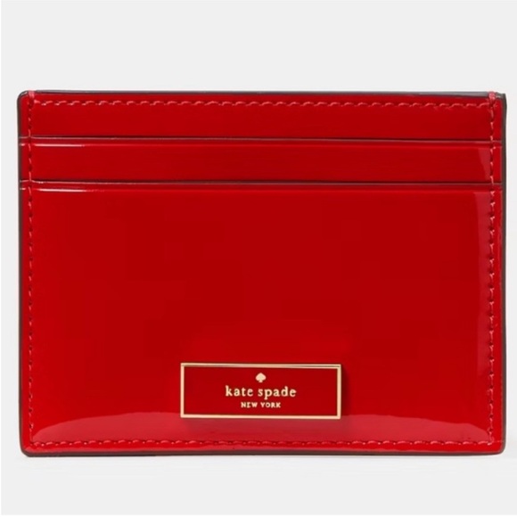 kate spade Accessories - Kate Spade Bridget Patent Small Slim Card Holder NWT